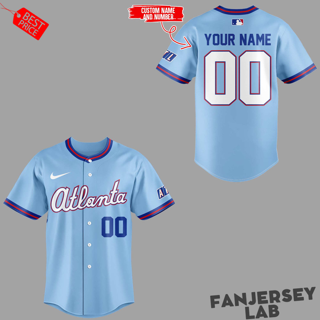 Atlanta Braves 2026 City Connect Edition Custom Baseball Jersey Atlanta Braves 2026 City Connect Edition Custom Baseball Jersey