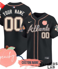Atlanta Braves Peach Fuzz Baseball Jersey