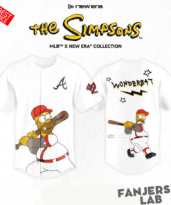 Atlanta Braves The Simpsons Wonderbat 2026 Custom Baseball Jersey