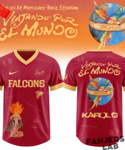 Atlanta Falcons Viajando Por El Mundo Tropitour 2026 Football Jersey