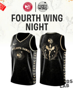 Atlanta Hawks Fourth Wing Night Custom Basketball Jersey