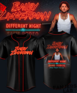 Bailey Zimmerman: Different Night Same Rodeo Tour 2026 Special Baseball Jersey