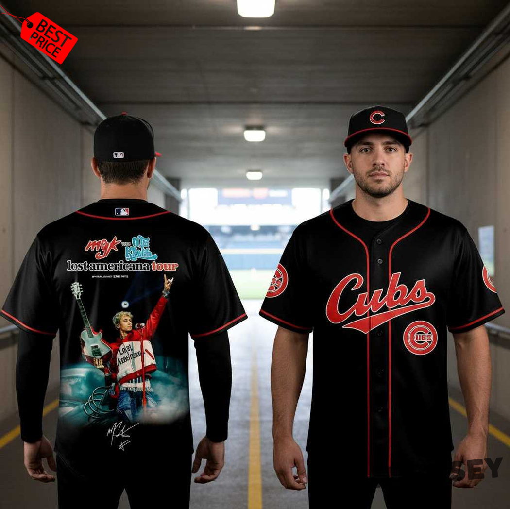 Baseball All Teams x MGK Lost Americana Tour 2026 Baseball Jersey Baseball All Teams x MGK Lost Americana Tour 2026 Baseball Jersey