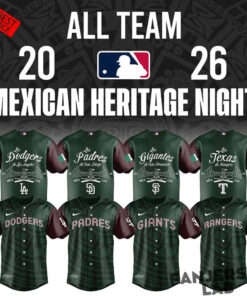 Baseball All Teams x Mexican Heritage Night 2026 Special Baseball Jersey