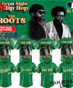 Baseball All Teams x NAS “A Great Night in Hip-Hop” Custom Baseball Jersey