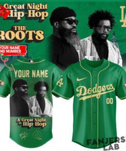 Baseball All Teams x NAS “A Great Night in Hip-Hop” Custom Baseball Jersey