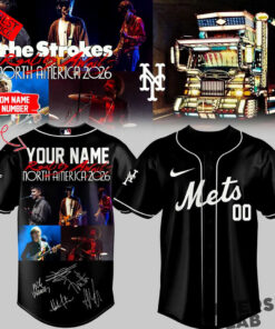 Baseball All Teams x The Strokes Reality Awaits North America 2026 Custom Baseball Jersey