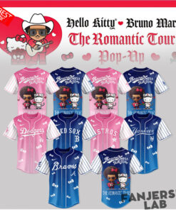 Baseball Teams x Bruno Mars The Romantic Tour Pop-Up x Hello Kitty Baseball Jersey