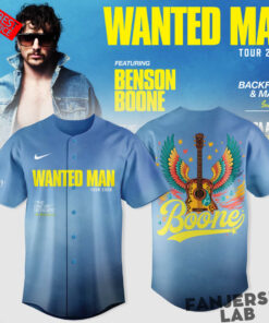 Benson Boone: Wanted Man Tour 2026 Baseball Jersey