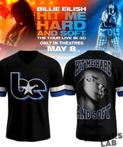 Billie Eilish HIT ME HARD AND SOFT Tour Football Jersey