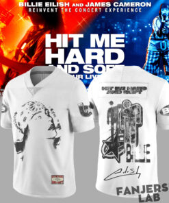 Billie Eilish Hit Me Hard and Soft The Tour 2026 Football Jersey