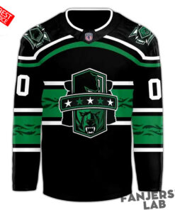 Binghamton Black Bears 5th Anniversary Custom Hockey Jersey