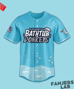 Binghamton Rumble Ponies Bathtub Donkeys Limited Baseball Jersey