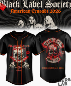 Black Label Society American Crusade Tour 2026 Baseball Jersey 3.jpg