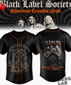 Black Label Society American Crusade Tour 2026 Baseball Jersey 4.jpg