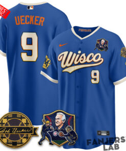 Bob Uecker 54 SSs for Milwaukee Brewers Baseball Jersey 1.jpg