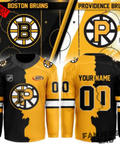 Boston Bruins x Providence Bruins Mashup Logo Limited Edition Custom Hockey Jersey 5.jpg