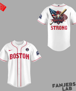 Boston Red Sox Celebrate Patriots’ Day “Boston Strong” Baseball Jersey