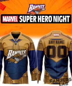 Buffalo Bandits Superhero Night 2026 Custom Hockey Jersey