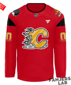 Calgary Flames 2026 East Asian Celebration Night Custom Hockey Jersey