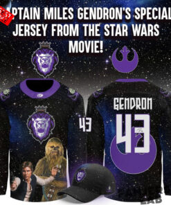 Captain Miles Gendron’s Game-Worn Star Wars Custom Hockey Jersey