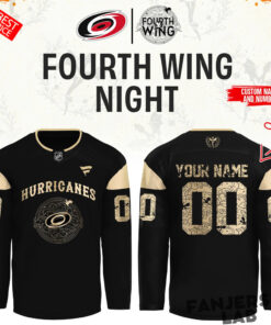 Carolina Hurricanes Fourth Wing Night Custom Hockey Jersey
