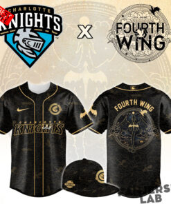 Charlotte Knights x Fourth Wing Night Special Baseball Jersey