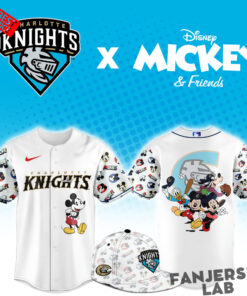 Charlotte Knights x Mickey Mouse Night Special Baseball Jersey