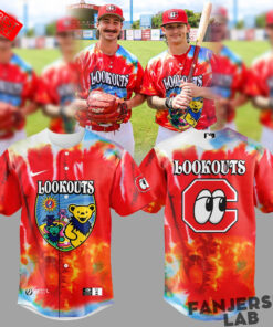 Chattanooga Lookouts Grateful Dead Special Baseball Jersey