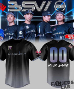 Chiba Lotte Marines 2026 Black Summer Week Custom Baseball Jersey Chiba Lotte Marines 2026 Black Summer Week Custom Baseball Jersey