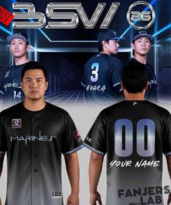 Chiba Lotte Marines 2026 Black Summer Week Custom Baseball Jersey