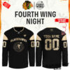 Colorado Avalanche Fourth Wing Night Custom Hockey Jersey