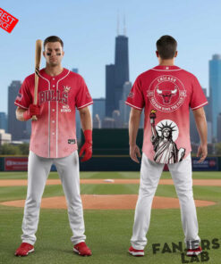 Chicago Bulls No Kings No War 2026 Gameday Baseball Jersey