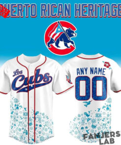 Chicago Cubs Puerto Rican Heritage 2026 Custom Jersey