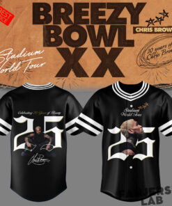 Chris Brown Breezy Bowl XX Special Baseball Jersey