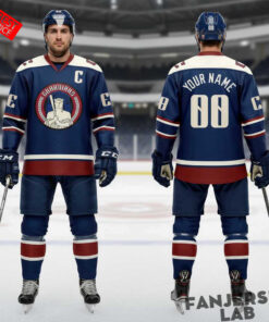 Cleveland Guardians Hockey Game Night 2026 Custom Baseball Jersey 1.jpg