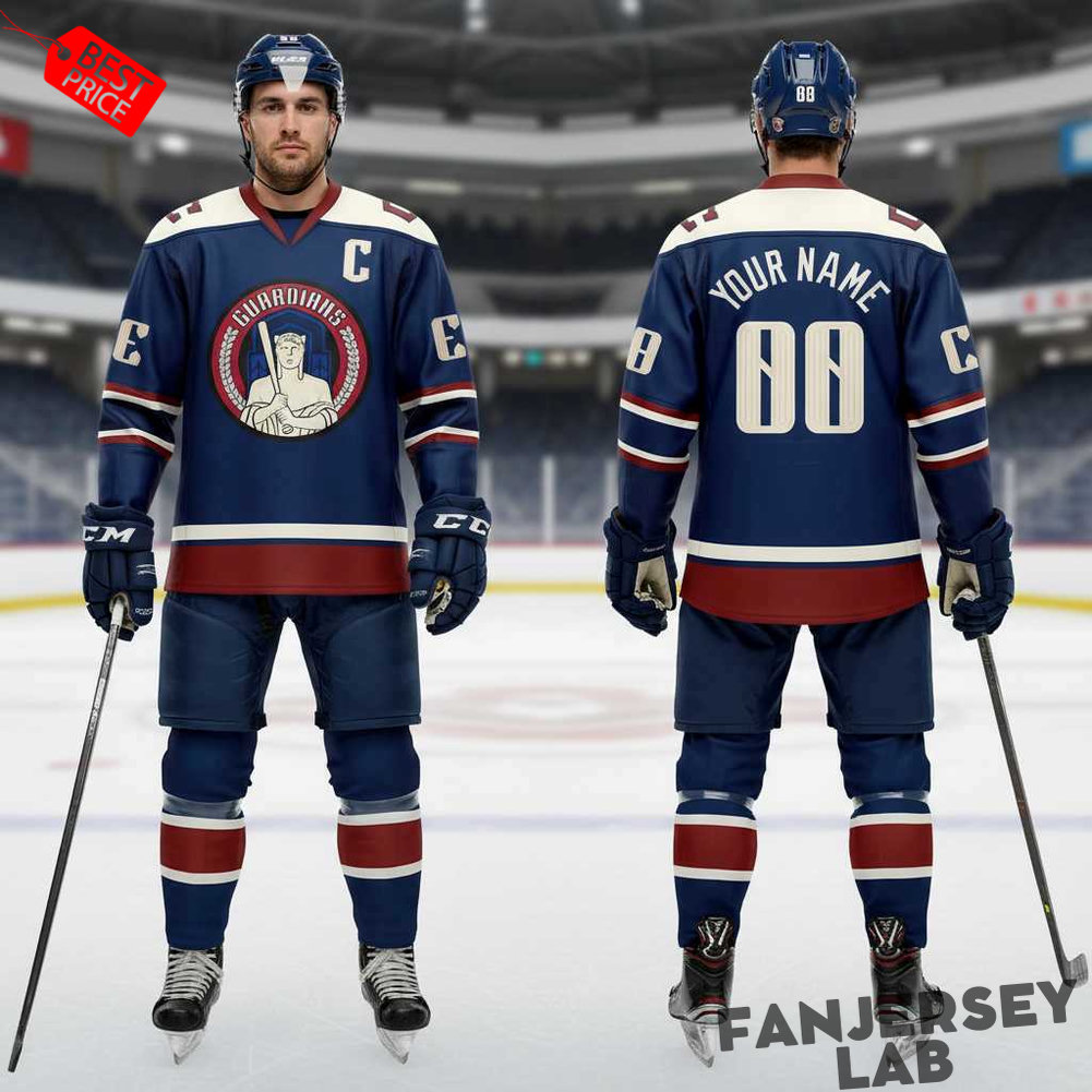Cleveland Guardians Hockey Game Night 2026 Custom Baseball Jersey Cleveland Guardians Hockey Game Night 2026 Custom Baseball Jersey