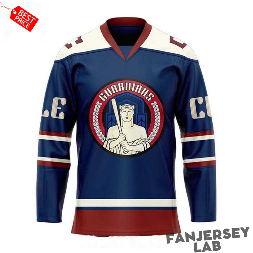 Cleveland Guardians Hockey Game Night 2026 Custom Baseball Jersey Cleveland Guardians Hockey Game Night 2026 Custom Baseball Jersey