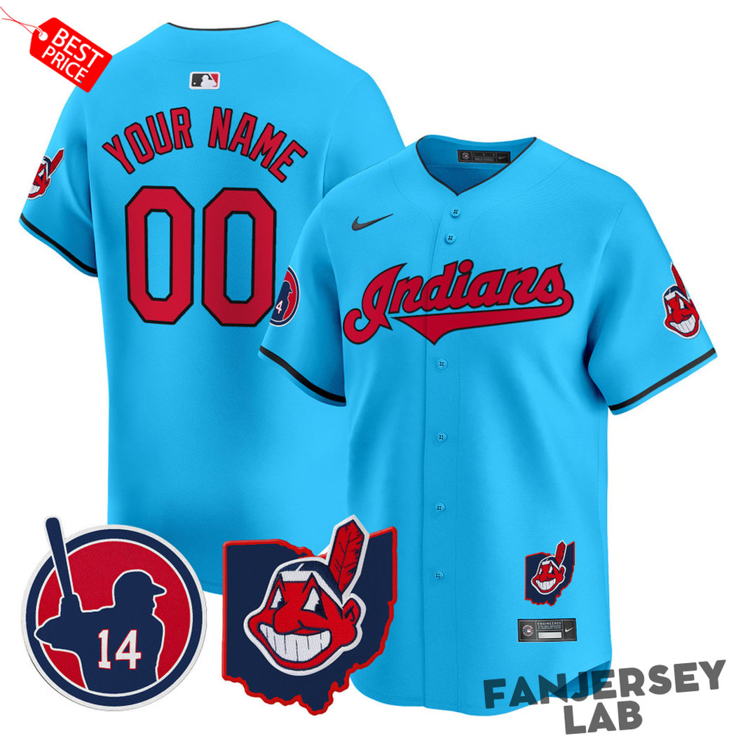 Cleveland Indians Larry Doby Baseball Jersey Cleveland Indians Larry Doby Baseball Jersey