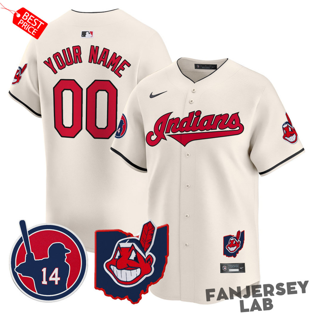 Cleveland Indians Larry Doby Baseball Jersey Cleveland Indians Larry Doby Baseball Jersey