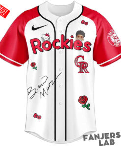 Colorado Rockies Bruno Mars Hello Kitty 2026 Baseball Jersey