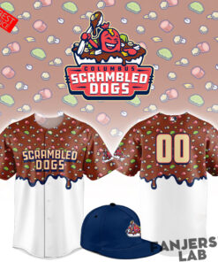 Columbus Clingstones Scrambled Dogs Special New Custom Baseball Jersey
