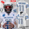 Columbus Lions White Out Custom Football Jersey
