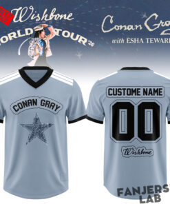 Conan Gray: Wishbone World Tour 2026 Customize Football Jersey