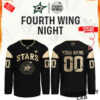 Detroit Red Wing Fourth Wing Night Custom Hockey Jersey