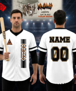 Def Leppard UK &EU LIVE 2026 Custom Baseball Jersey