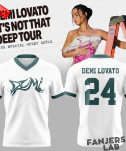 Demi Lovato It’s Not That Deep Tour 2026 Special Football Jersey