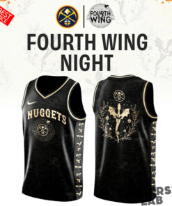Denver Nuggets Fourth Wing Night Custom Basketball Jersey