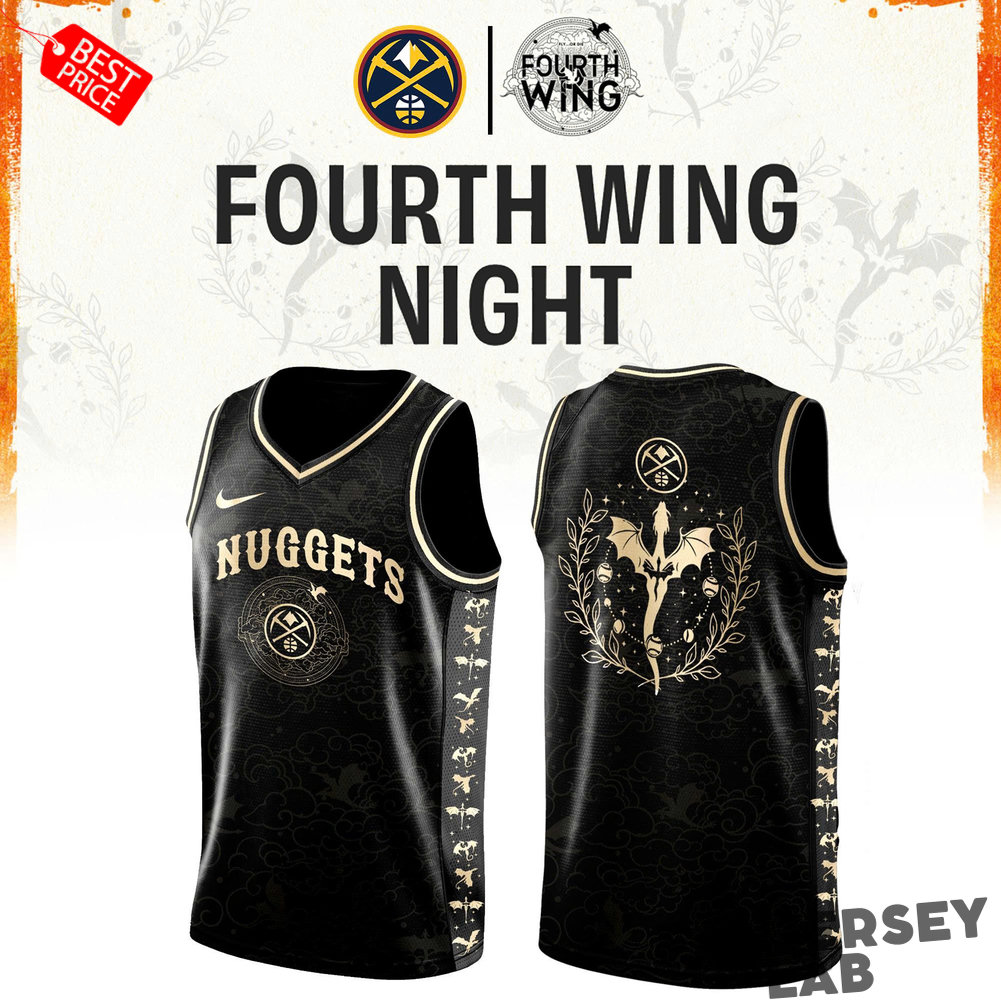 Denver Nuggets Fourth Wing Night Custom Basketball Jersey Denver Nuggets Fourth Wing Night Custom Basketball Jersey