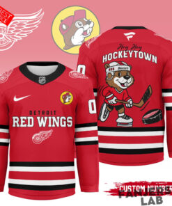 Detroit Red Wings x Buc-ee’s Premium Personalized Hockey Jersey